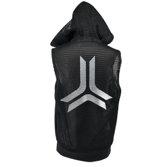 ultracor Jackets & Blazers - ultracor Zip Up All Over Mesh Logo Back Graphic Active Hooded Vest Size Medium